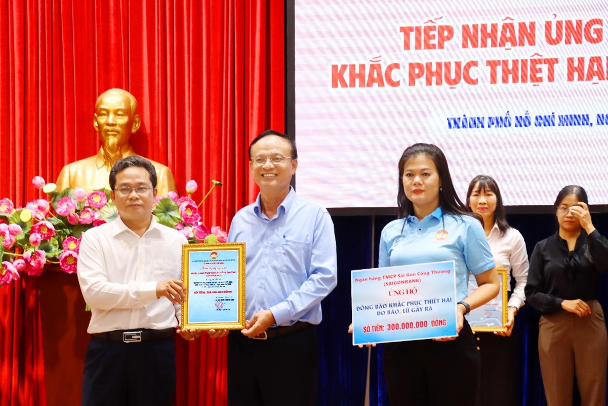 SAIGONBANK ỦNG HỘ NGUỒN CỨU TRỢ THÀNH PHỐ HỒ CHÍ MINH NĂM 2025