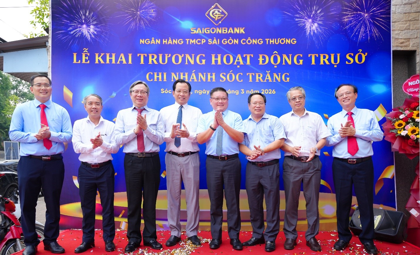 Khai trương Trụ sở mới SAIGONBANK – Chi nhánh Sóc Trăng