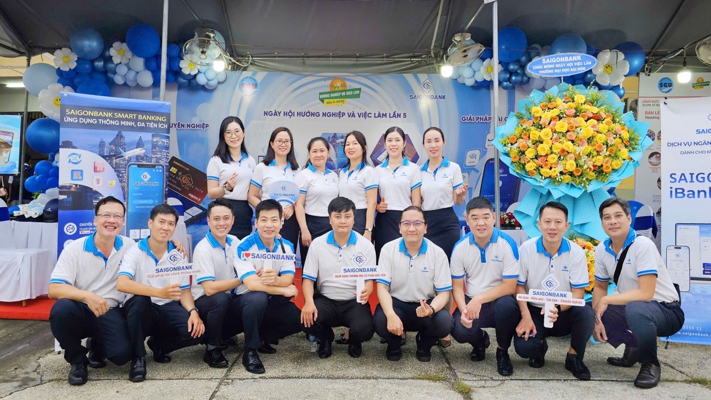 SAIGONBANK đồng hành Ngày hội Việc làm 2026 tại Trường Đại học Sài Gòn
